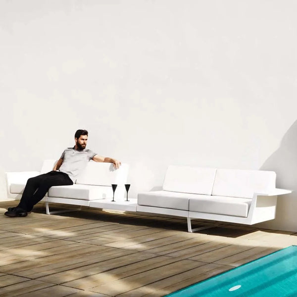 Vondom DELTA 4-seater lounge sofa with integrated table