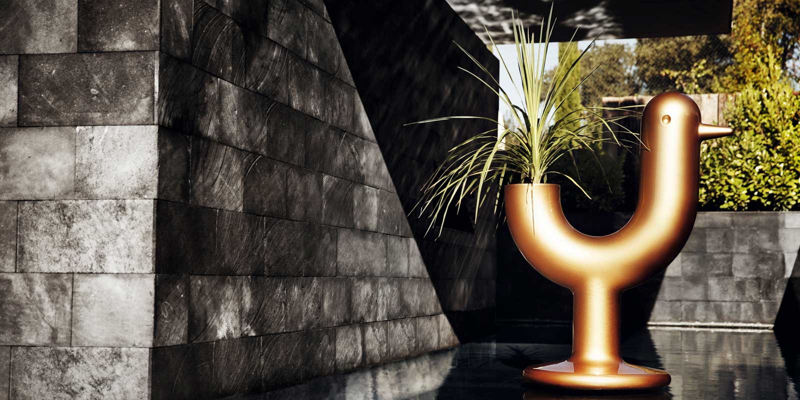 Vondom I Peacock Pflanzgefäß