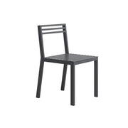 Gandia Blasco DNA Dining Chair in anthracite, Seitenansicht 