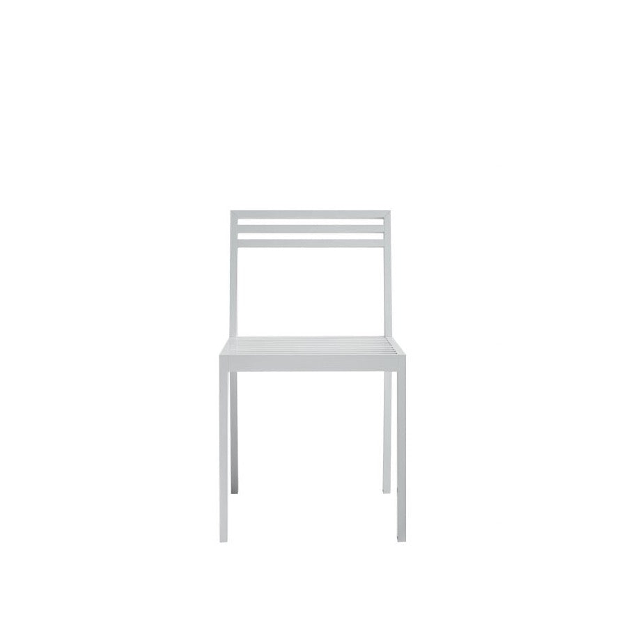 Gandia Blasco DNA Dining Chair in weiß, Frontansicht  