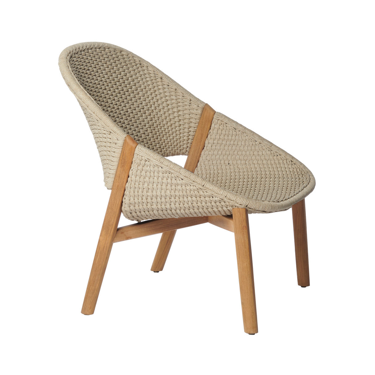 Tribù ELIO Sessel in leinen/teak