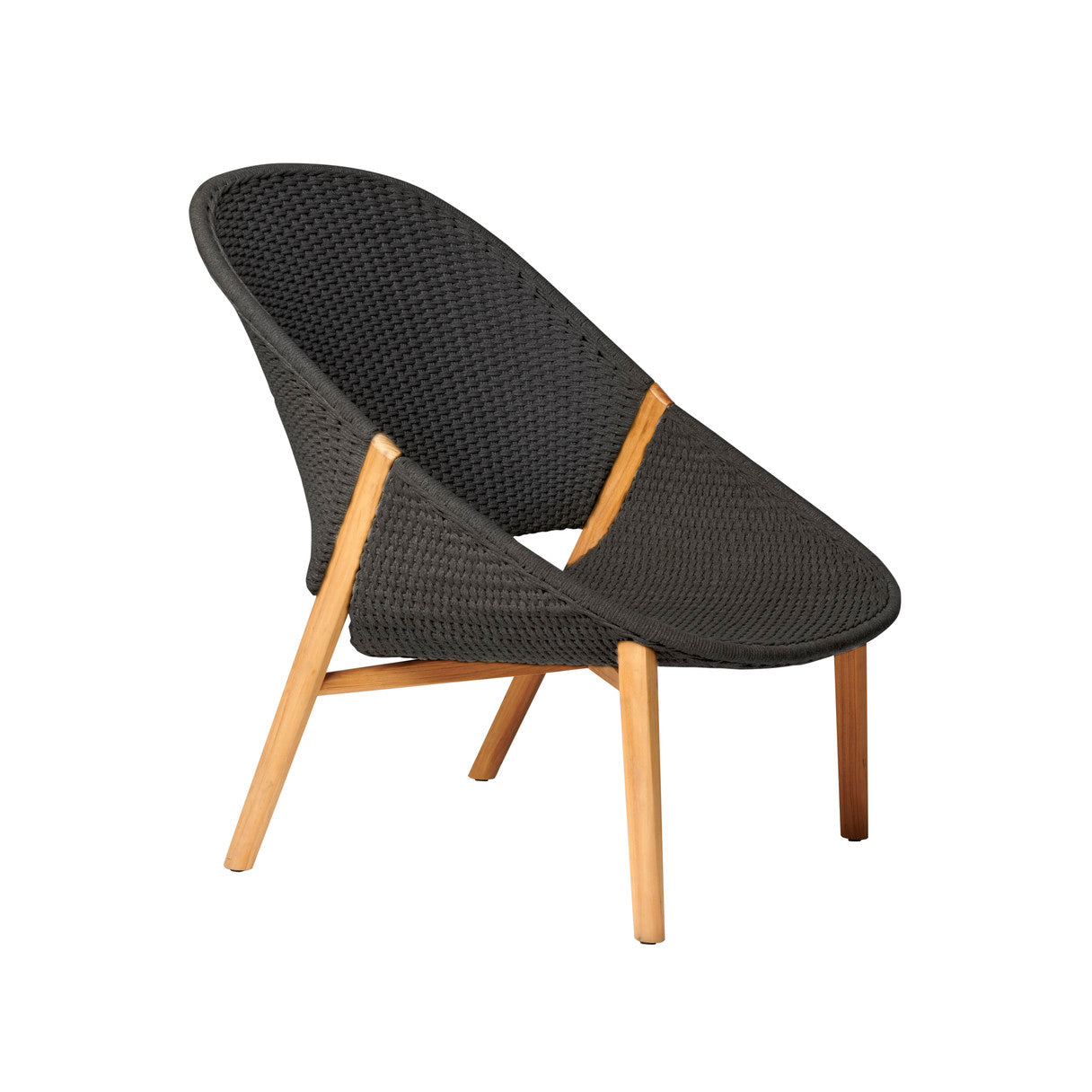 Tribù ELIO Lounge-Sessel mit hoher Rückenlehne in wengé