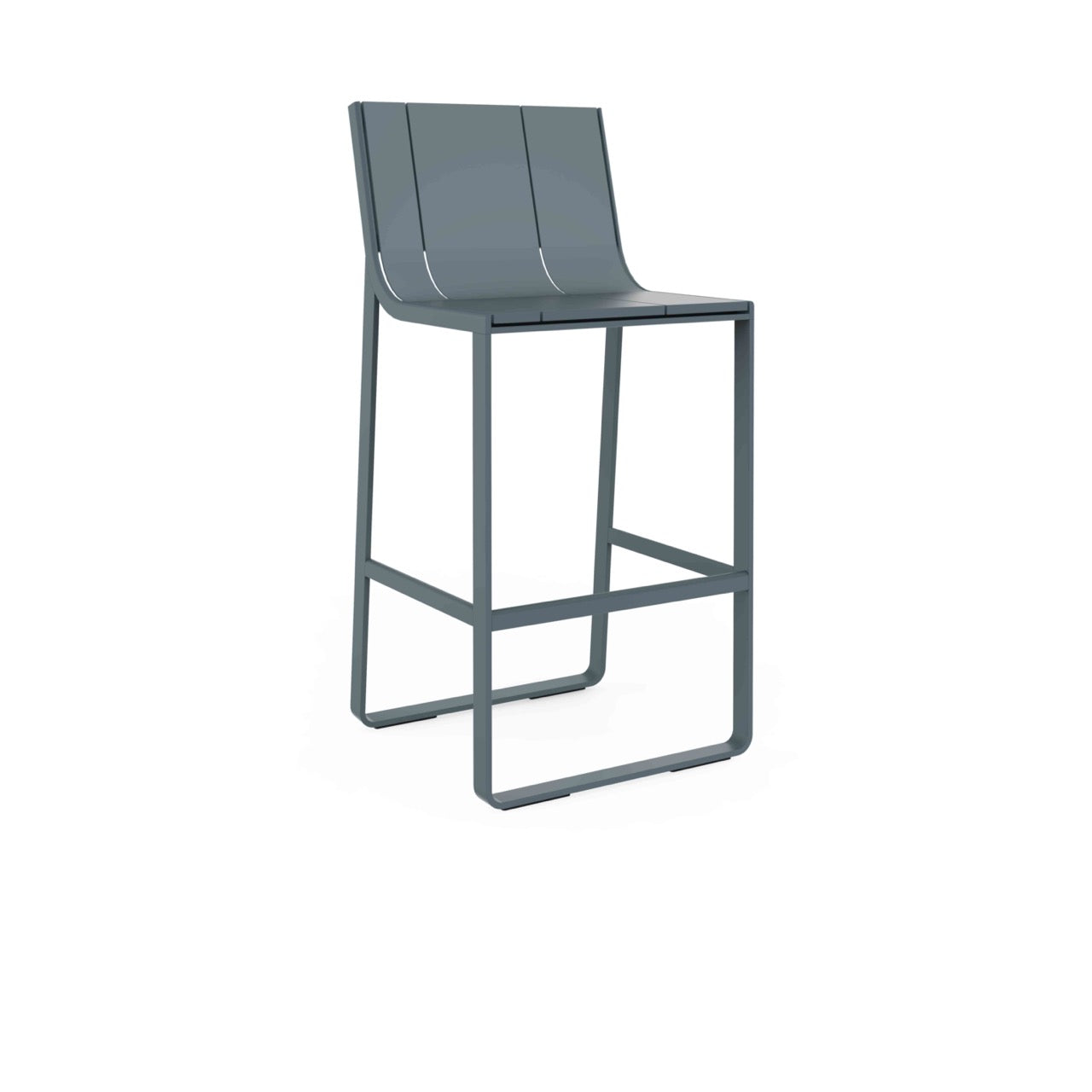 Gandia Blasco I Flat High Stool with High Backrest
