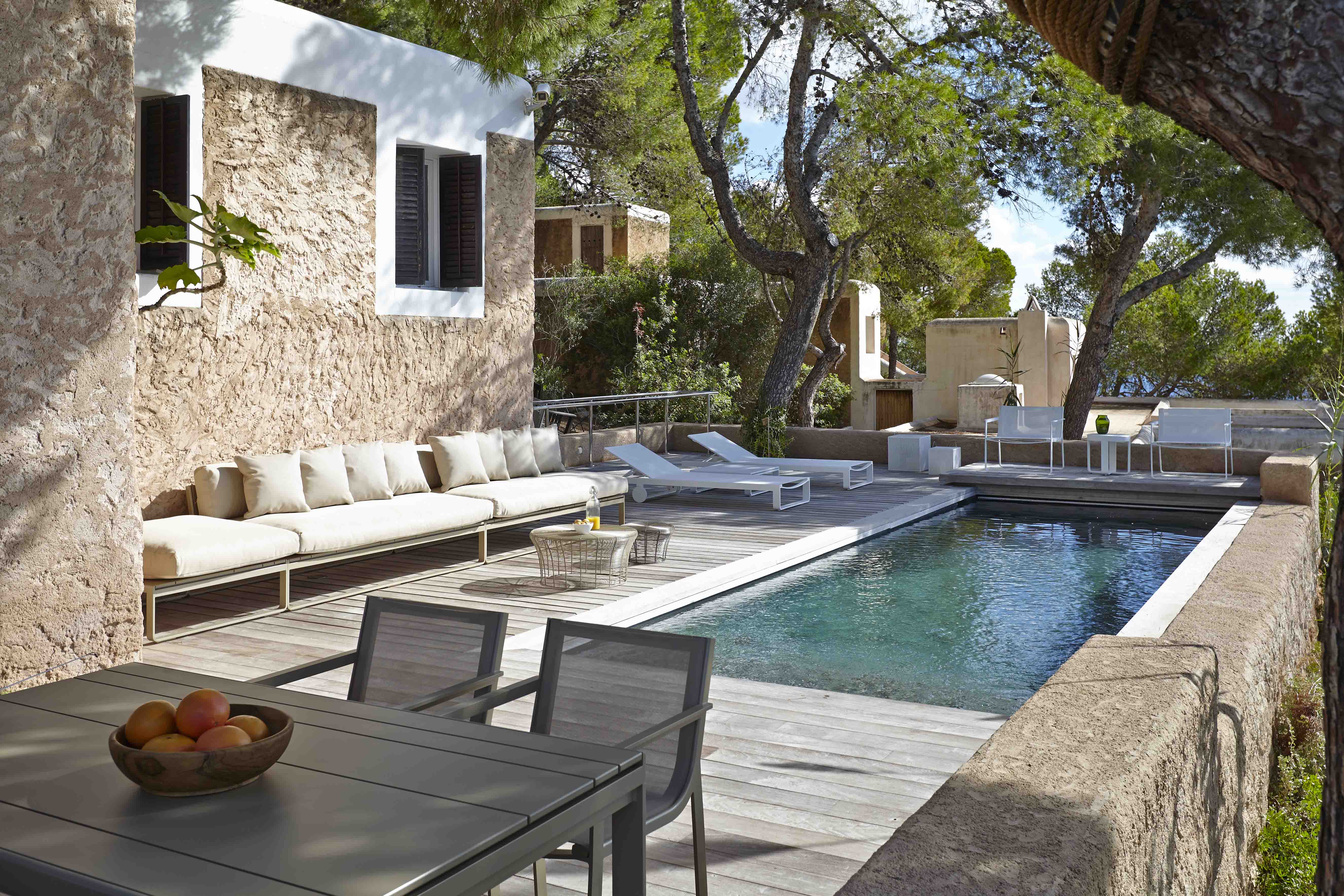 Gandia Blasco I Flat Textil High Chaise Lounge