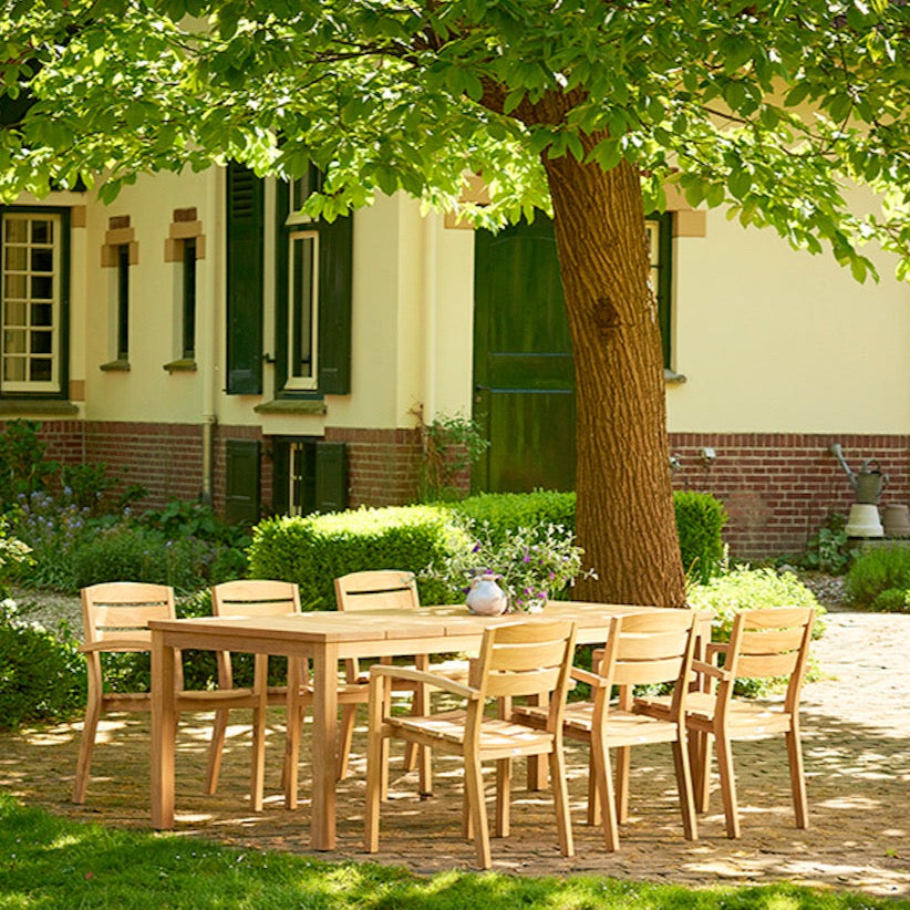 Traditional Teak Carlos Gartenstuhl – Garten‑Stuhl