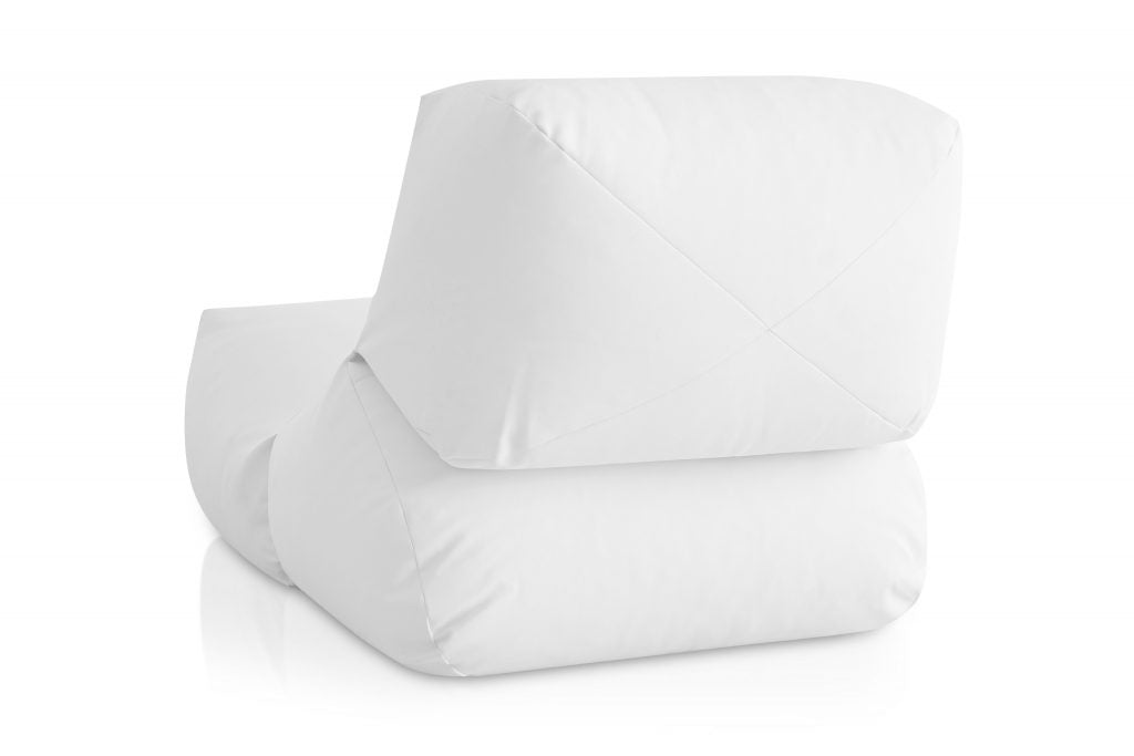 Gandia Blasco Grapy Lounge Chair in weiß, Rückansicht 