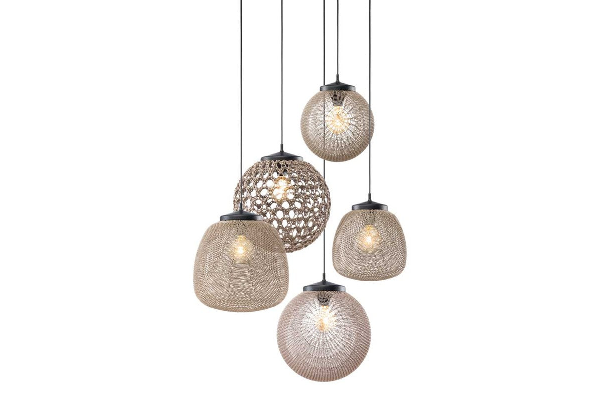 Tribù MONSIEUR TRICOT Hängeleuchte leinen