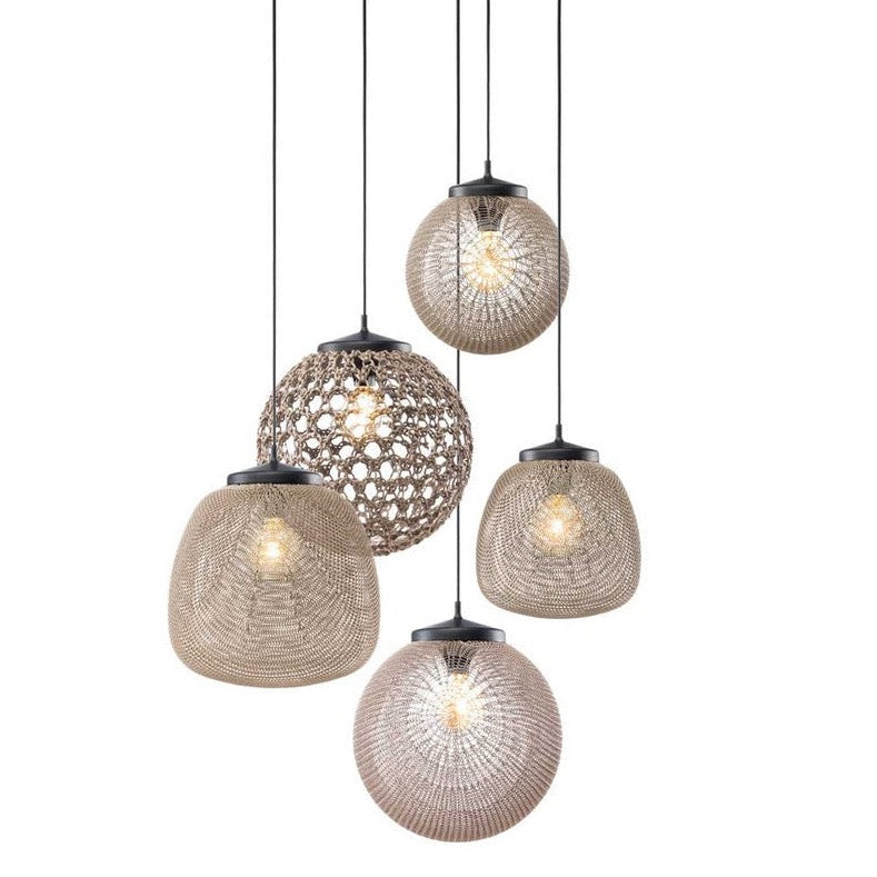 Tribù MONSIEUR TRICOT Hängeleuchte leinen