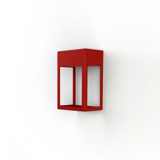 Roger Pradier HOGAR Wandleuchte Höhe 40 cm tomatenrot