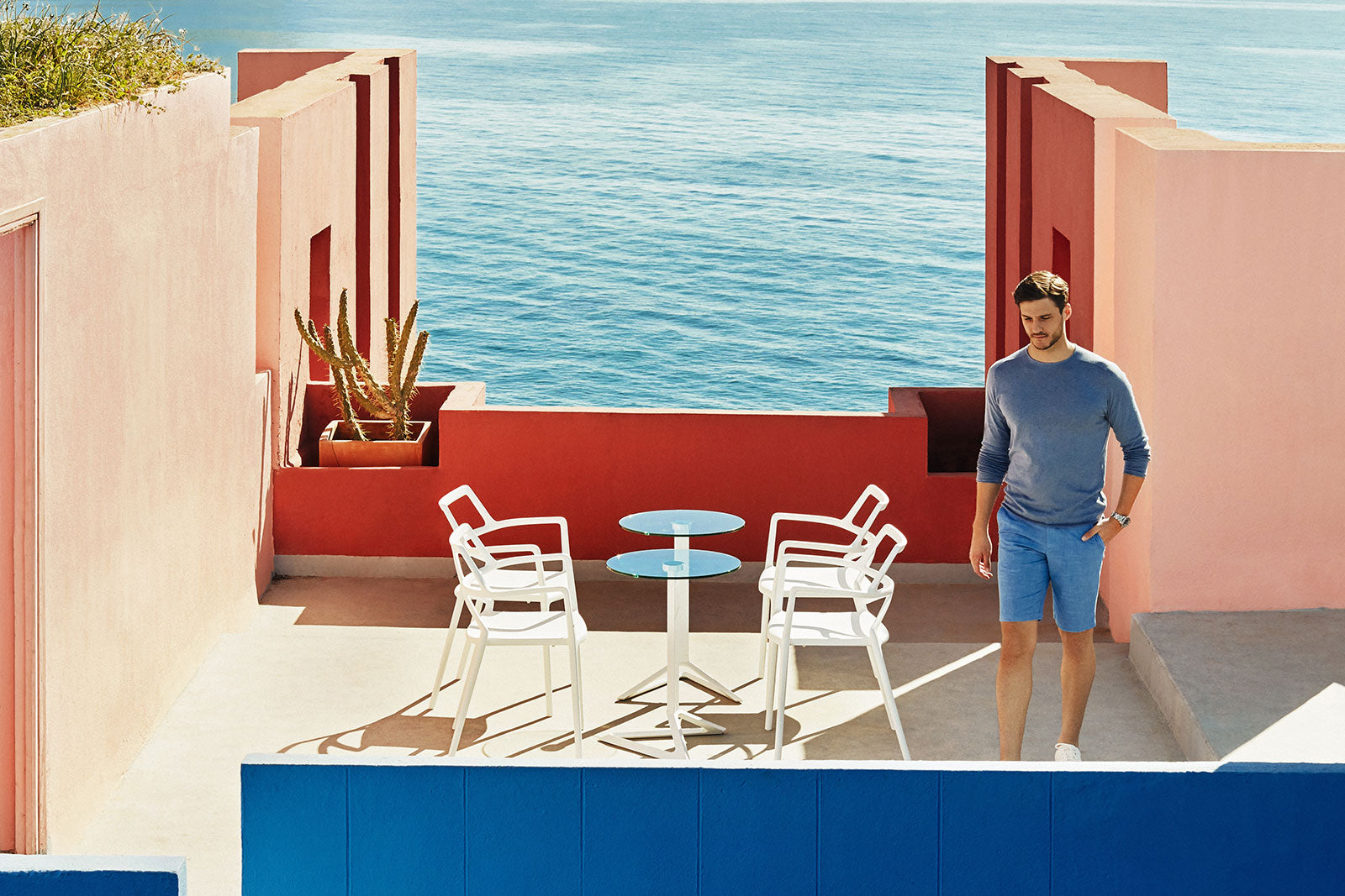 Vondom I Delta Armlehnenstuhl, 4er Set