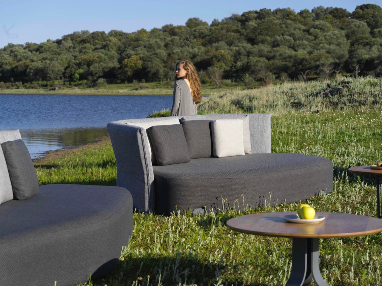 Gandia Blasco I Isla Loungetisch 80 cm, rund