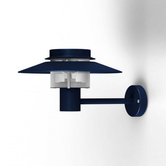 Roger Pradier KERLOUAN Wandleuchte stahlblau