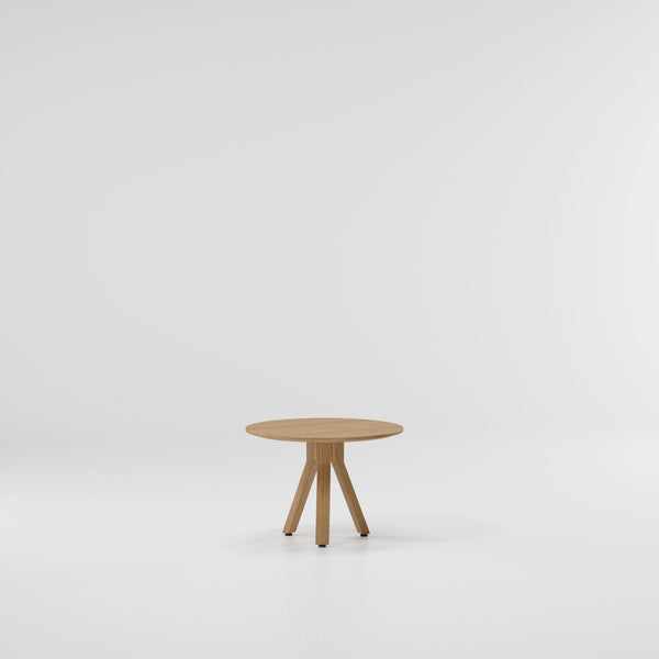 Table d'appoint Kettal Vieques ø60 pieds teck