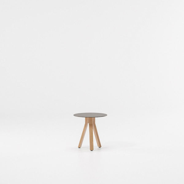 Table d'appoint Kettal Vieques ø48 pieds teck