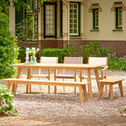 Traditional Teak I Luna Dining Table 217 cm, rectangular