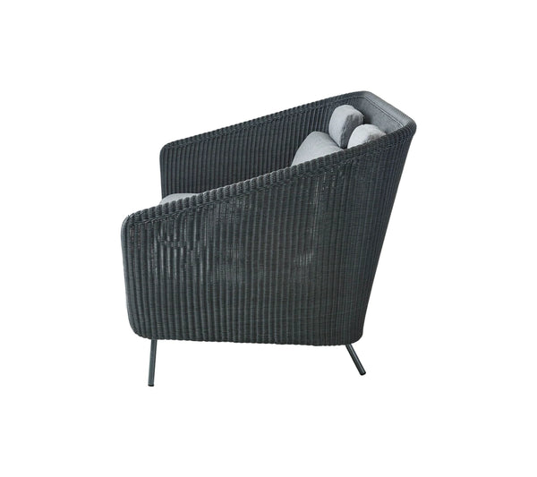 Cane-Line Mega 2-Sitzer Sofa, Seitenansicht