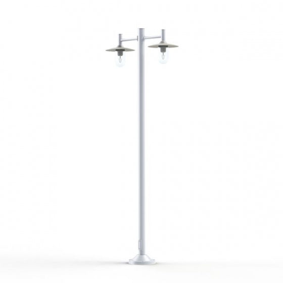 Roger Pradier MONTANA Stehleuchte mit 2 Lampen weiß