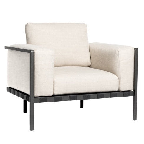 Tribù NATAL ALU Armchair in wengé