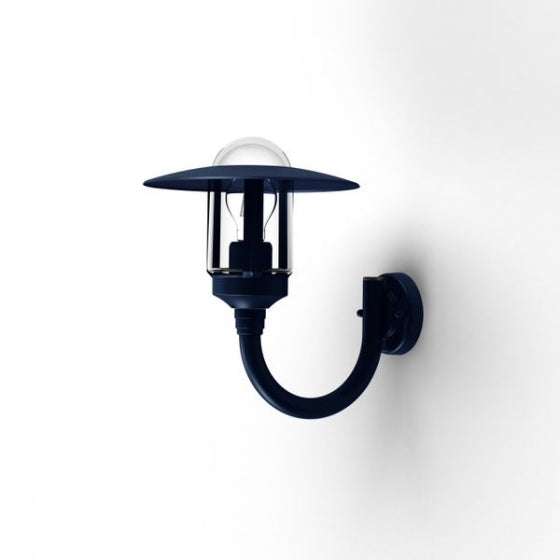 Roger Pradier NEWPARK Wandleuchte gebogen stahlblau