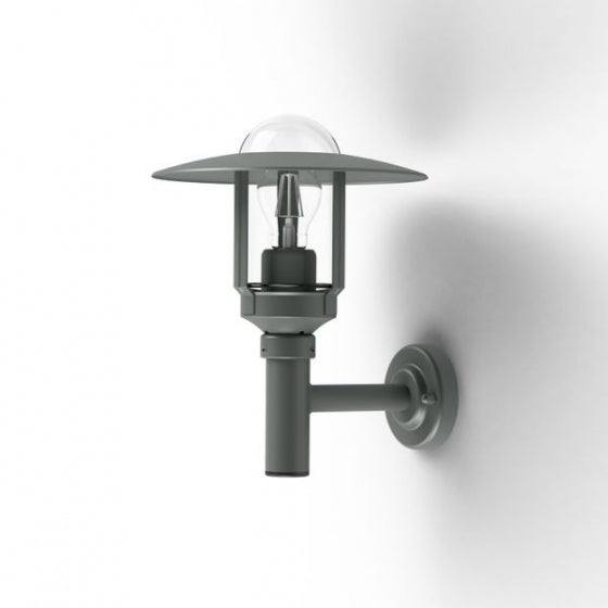 Roger Pradier NEWPARK Wandleuchte aufrecht metallgrau