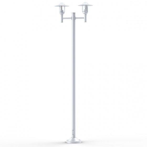 Roger Pradier NEWPARK Stehleuchte mit 2 Lampen weiß