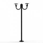 Roger Pradier NEWPARK Stehleuchte mit 2 Lampen gebogen tiefschwarz
