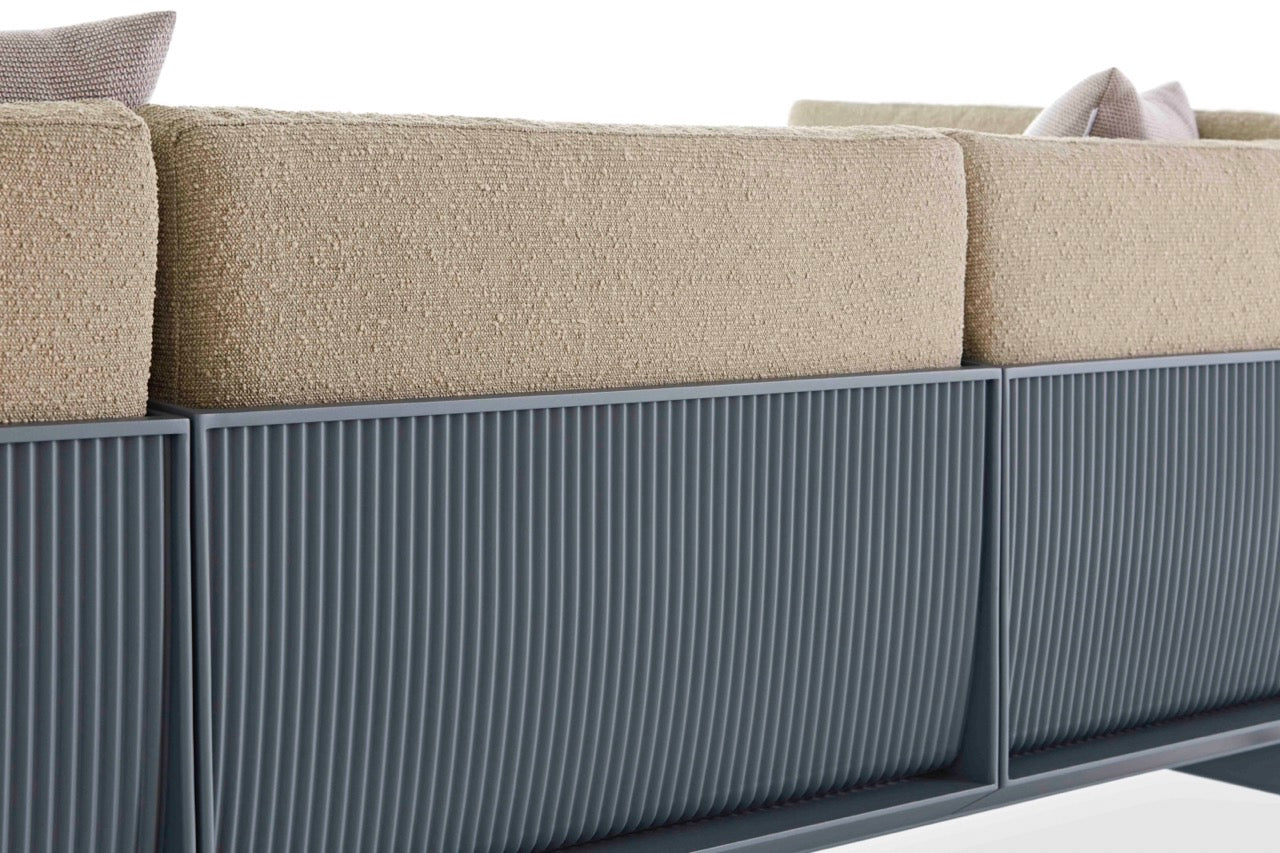 Gandia Blasco I Onde 3 Seat Sofa 267 cm