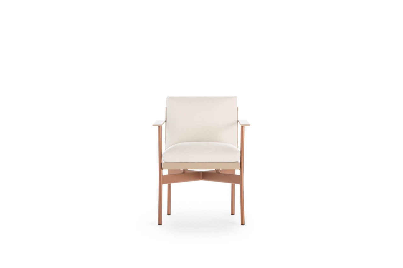 Gandia Blasco Onde dining chair with armrests
