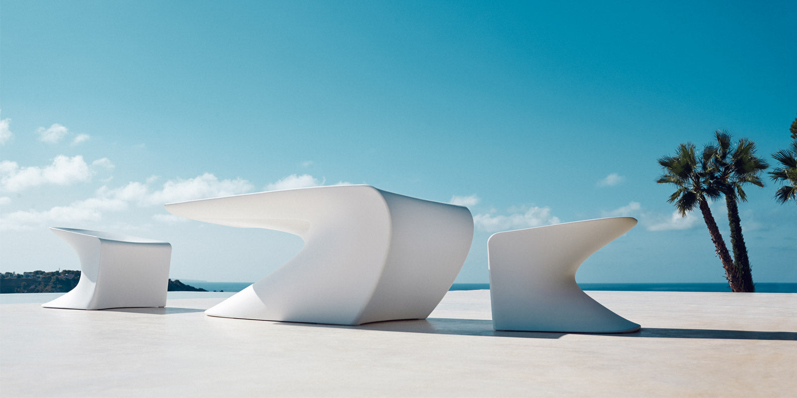 Vondom I Wing Kaffeetisch 116 cm, rechteckig