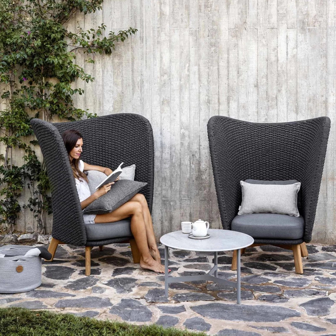Cane-Line Peacock Wing Highback Sessel