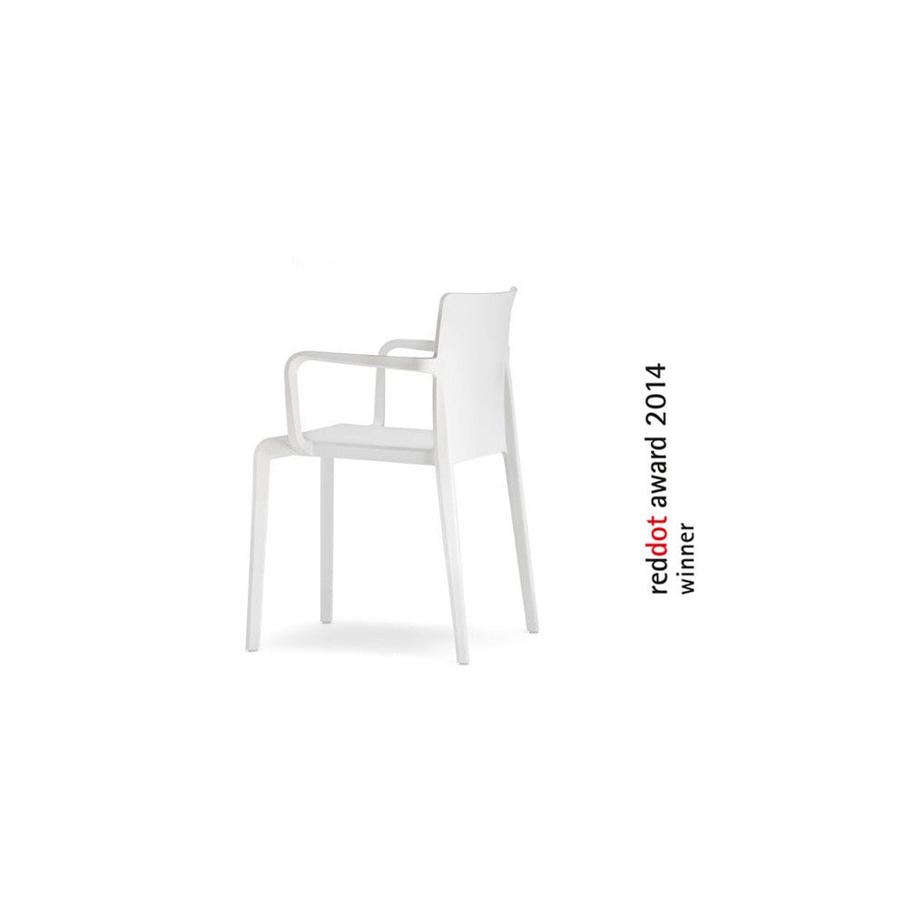Pedrali Volt 645 fauteuil blanc