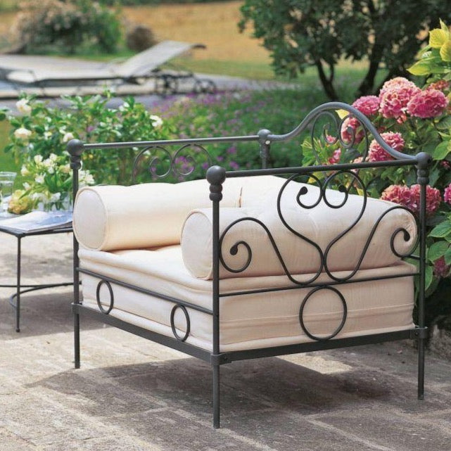 Unopiù Aurora Outdoor Sessel graphitgrau mit Sitzpolster