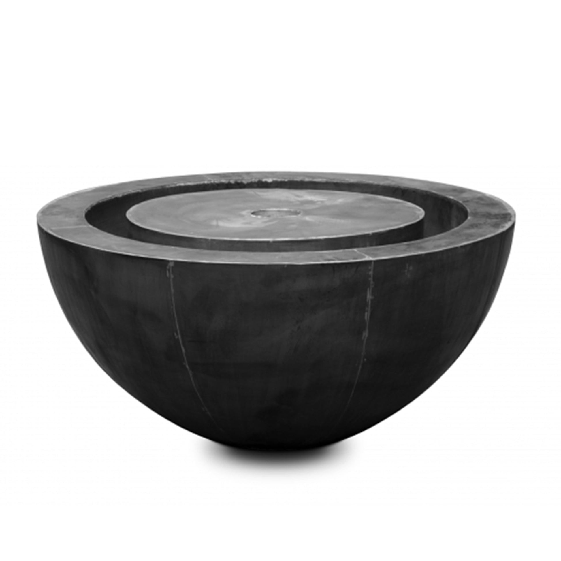 Domani Zinc Fountains 100 Ø100x50cm – elegantes Zink-Wasserspiel für Terrasse und Garten