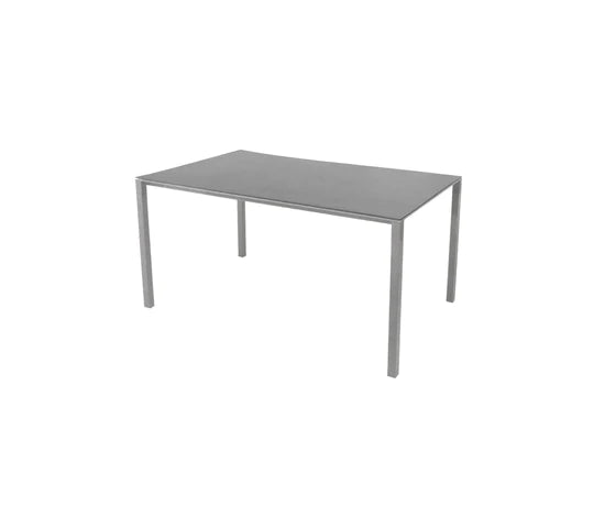 Cane-Line Pure Tisch 150x90 cm hellgrau basalt