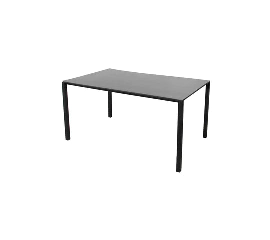 Cane-Line Pure Tisch 150x90 cm lava basalt
