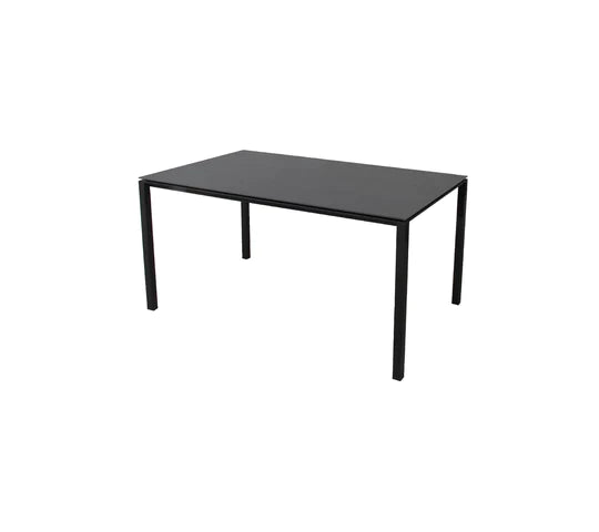Cane-Line Pure Tisch 150x90 cm lava nero