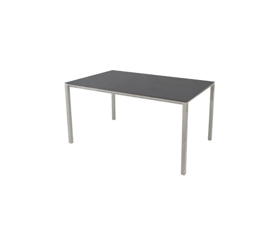 Cane-Line Pure Tisch 150x90 cm taupe nero