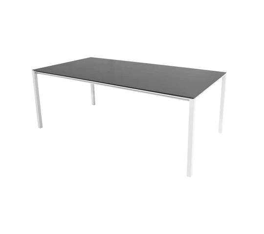 Cane-Line Pure Tisch 200x100 cm weiß nero