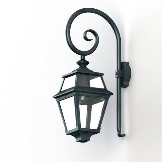 Roger Pradier PLACE DES VOSGES 2 Wandleuchte gebogen Grünspan