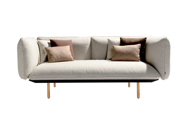 Tribù SENJA SOFA 2-Sitzer wengé/teak