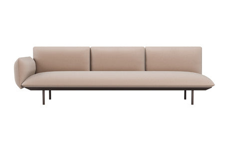 Tribù SENJA SOFA 3-Sitzer Eckmodule, rechts, niedrige Arme