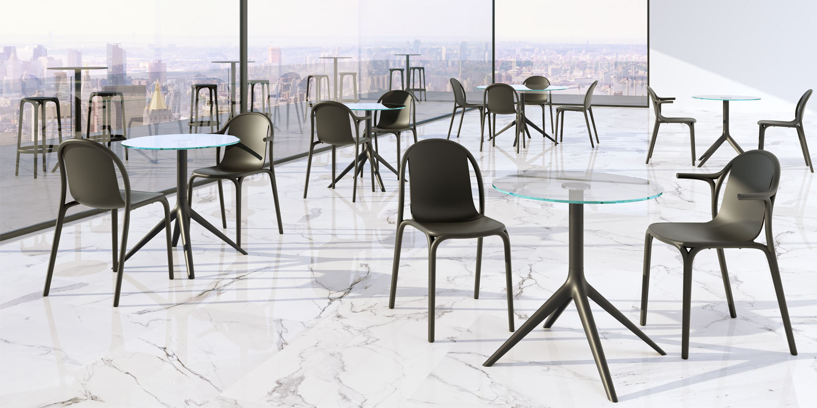 Vondom I Brooklyn Stuhl, 4er Set