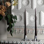 CANDLE HOLDER “MINI ROOT – SILVER  A candle holder that speaks for itself. It compliments your Christmas tree stand perfectly or works perfectly fine as a stand alone piece of art. With its twisting, mesmerising root design it’s already destined to become an interior decoration classic. Mix all four colors or go for a single mini root in silver polished aluminum, the choice is yours!