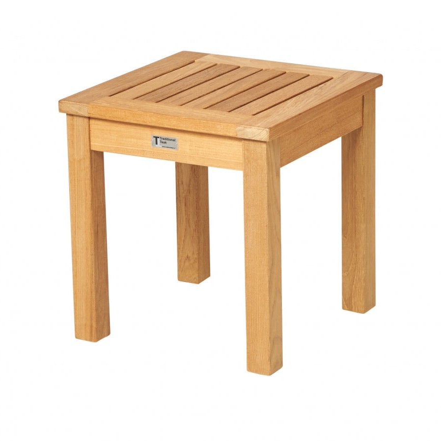 Traditional Teak I Sisi Beistelltisch 40 cm, quadratisch