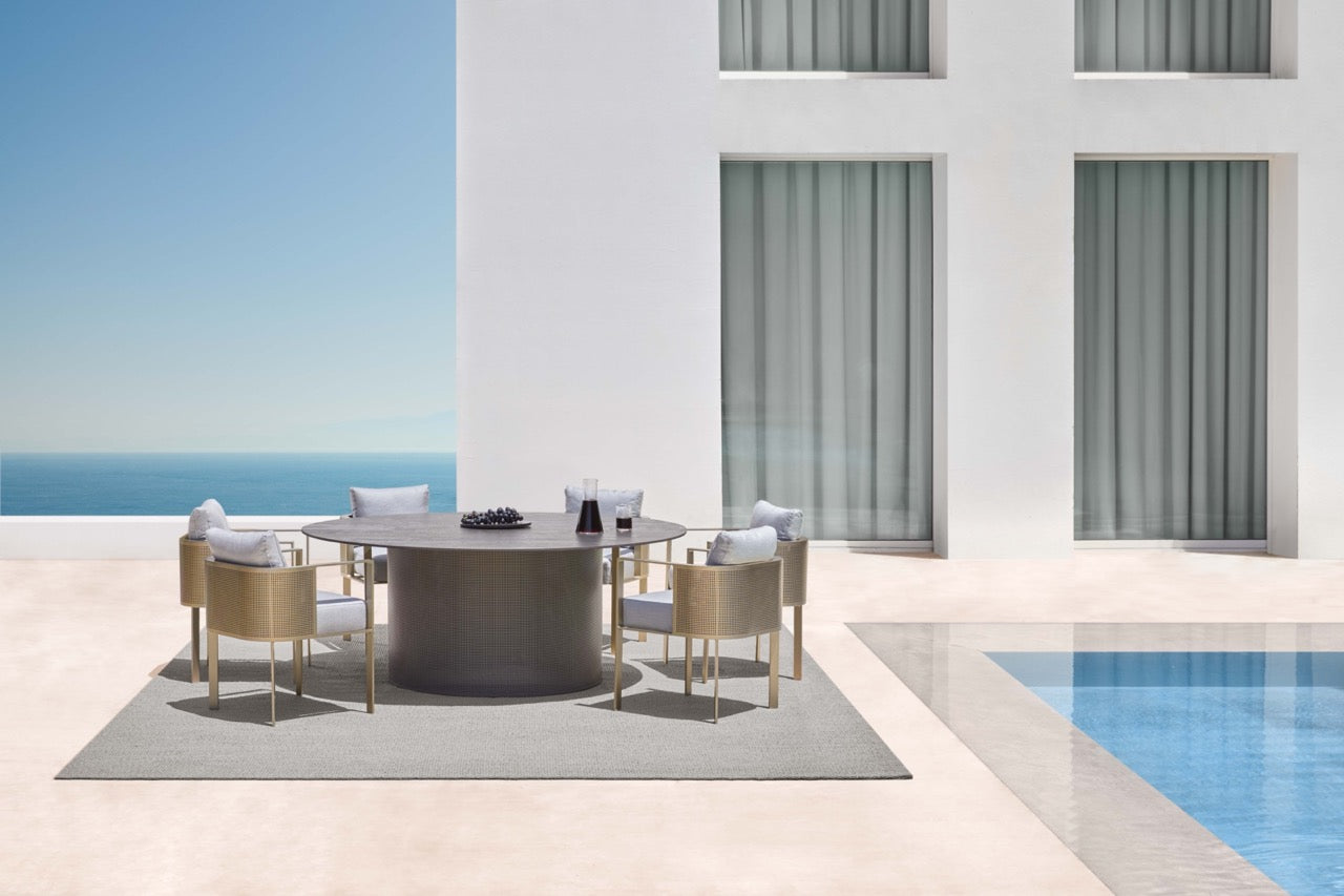 Gandia Blasco I Solanas round Dining Table 180 cm, rund