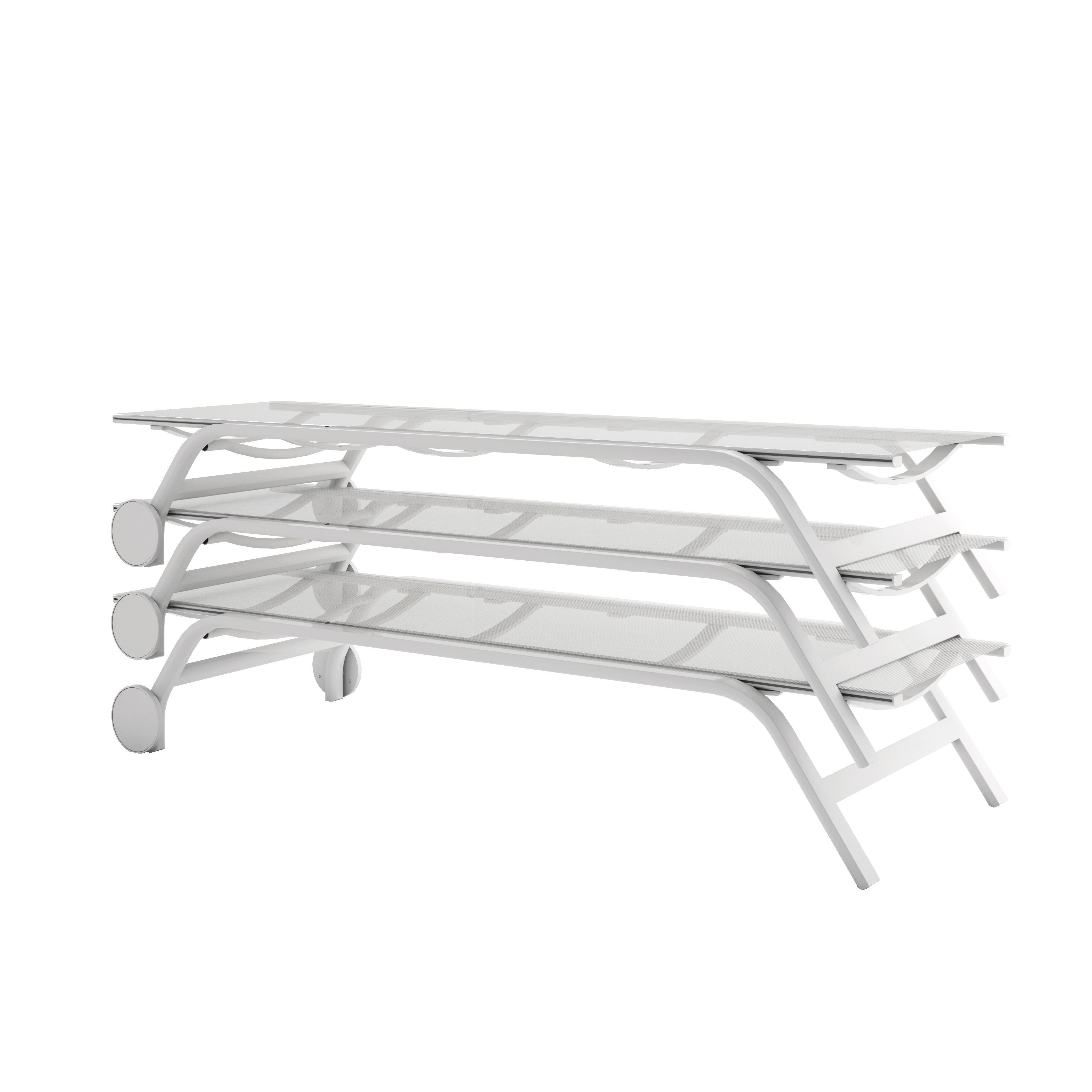 Gandia Blasco | Stack Sonnenliege mit Rollen