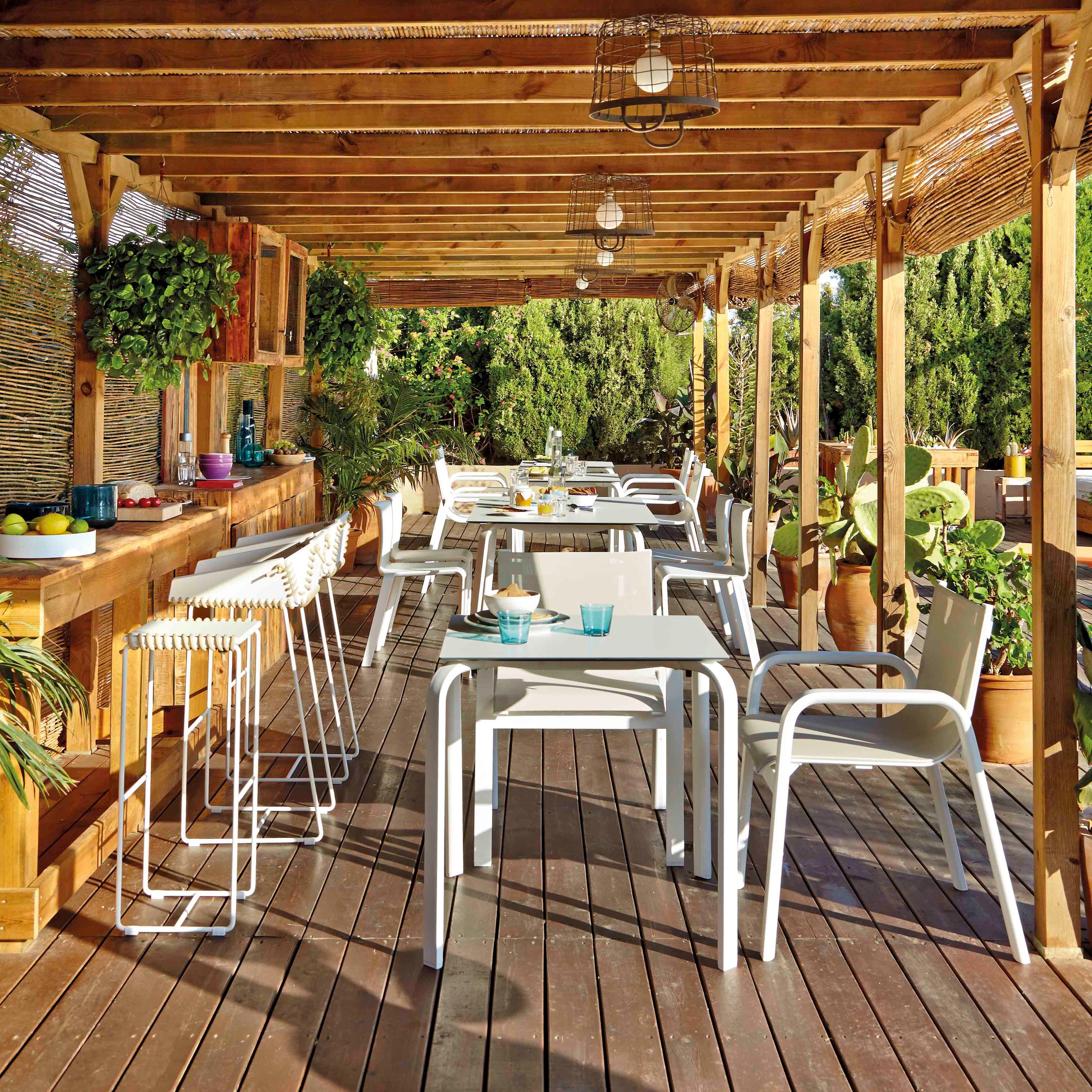 Gandia Blasco | Stack Esstisch 90 cm, quadratisch