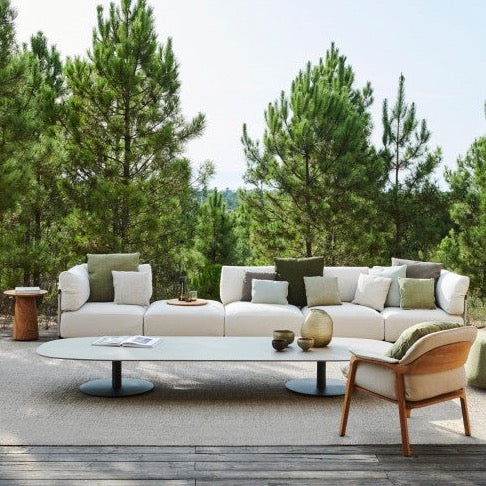 Tribù T-TABLE ovaler Kaffeetisch