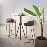 Gandia Blasco | Textile hoher Barhocker mit Lehne