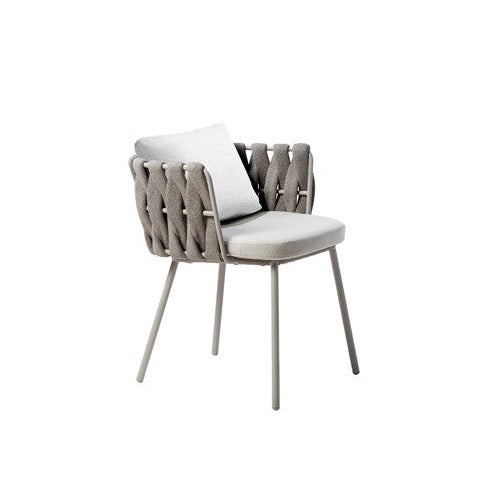 Tribù TOSCA Armlehnstuhl in leinen mit Kissen